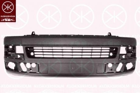 Бампер, передн., сірий. з отвором/отворами для протитуманних фар KLOKKERHOLM 9568904A1 (фото 1)