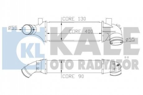 KALE FORD інтеркулер Transit 2.0DI/TDCi 00- Kale Oto radyator 346600 (фото 1)