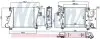 Интеркулер NS X-TRAIL T30(01-)2.2 D(+)[OE 14461ES60A] 96407