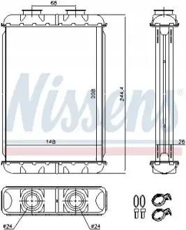 Пічка ALFA ROMEO SPIDER (939) (06-) 2.2 JTS NISSENS 70019