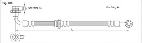 Гальмівний шланг STARLINE HA ST.1162