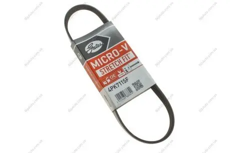 Ремiнь клиновий Ford Transit 2.0DI 00- Gates 4PK711SF