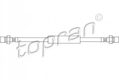 Шланг гальмівний TOPRAN TOPRAN / HANS PRIES 103358