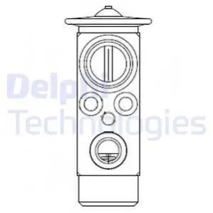 Розширювальний клапан кондицiонера Delphi CB1024V