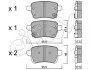 CIFAM OPEL Колодки гальмівні задн. ADAM 1.0 14-, CORSA E 1.0 14-, FIAT 822-1012-0 CIFAM 822-1012-0