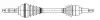 CIFAM FIAT піввісь права L=933mm 25/24 зуб.Doblo 1.3D/1.9D 01- 655-636 CIFAM 655-636