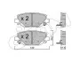 Тормозные колодки задн. Chrysler Grand Voyager CIFAM 822-947-0 (фото 1)