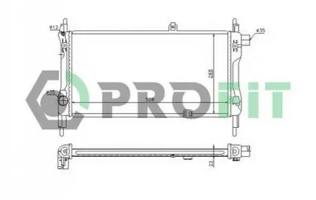 Радіатор охолоджування PROFIT PR 5052A1