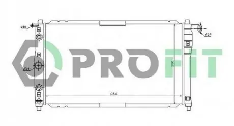 Радіатор охолоджування PROFIT PR 1141A1 (фото 1)