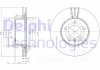 Гальмiвнi диски фарбованi DELPHI BG3998C