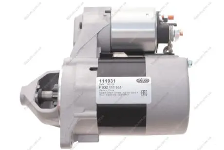 Стартер MB A-class (W168/W169) 1.4-2.1 (M166/M266) 97-12 (12V/1.2kw) (z=8/9/10) = 111931 HC- CARGO F 032 111 931