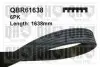 Ремiнь клиновий 6PK#1638 QH QBR61638 QBR61638