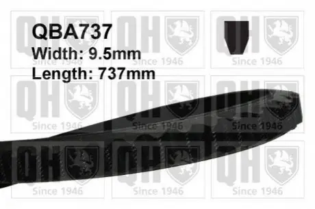 Ремiнь клиновий 9.5#737 QH QUINTON HAZELL QBA737