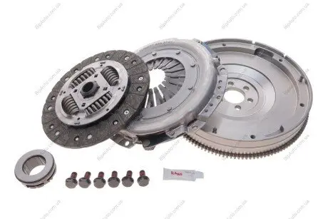 Демпфер (глухий) + комплект зчеплення Audi A4/VW Passat 1.9 TDI 98-05 Kawe DMV194M