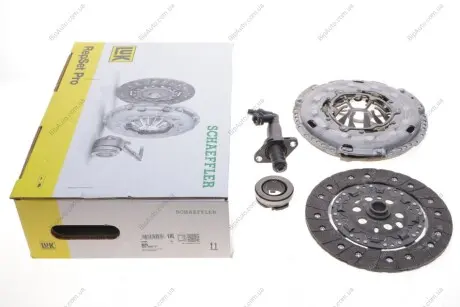 Комплект зчеплення VW T5 1.9-2.0 TDI 03-15 (d=230mm) (+ вижимний/робочий циліндр) LuK 623 3082 21