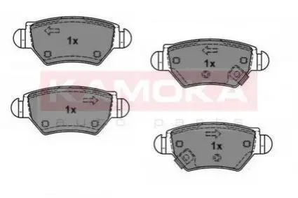 Гальмiвнi колодки дисковi OPEL ASTRA II 98-05/ZAFIRA 99-05 KAMOKA JQ1012588