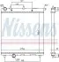 NISSENS Радіатор системи охолодження 61277