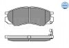 Комплект гальмівних колодок з 4 шт. дисків MEYLE 025 232 9015/W (фото 3)
