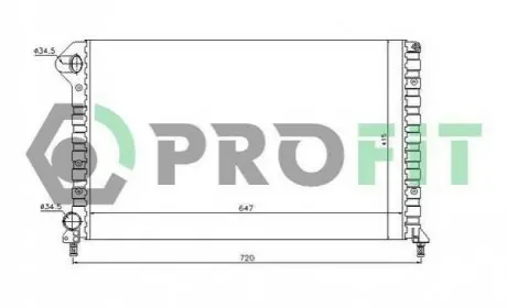 Радіатор охолоджування PROFIT PR 2210A1 (фото 1)
