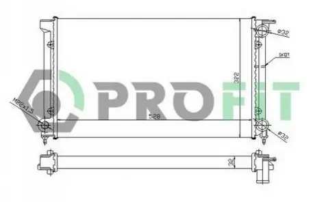 Радіатор охолоджування PROFIT PR 9521A3 (фото 1)