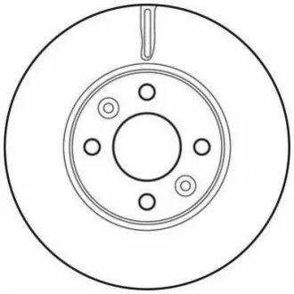 Гальмівний диск передній DACIA Dokker, Lodgy / MERCEDES-BENZ Citan / NISSAN Micra / RENAULT Zoe, Twi Jurid 562636JC
