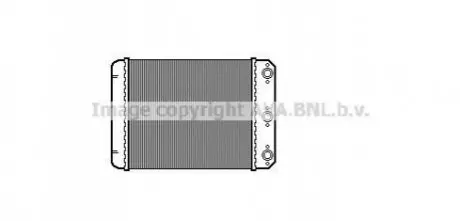 AVA AVA Радіатор опалення MERCEDES-BENZ 200-SERIES W124 (1985) 200 2.0 E16 AVA COOLING MSA6107
