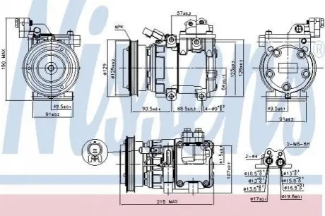 Компресор кондиціонера First Fit NISSENS 89085
