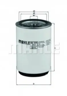 Фільтр паливний MAHLE MAHLE / KNECHT KC 249D