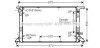 Радіатор охолодження двигуна AVA AIA2291