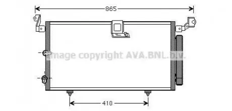 Радіатор кодиціонера AVA AVA COOLING TO5384D
