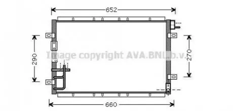Радіатор кодиціонера AVA AVA COOLING KA5030 (фото 1)