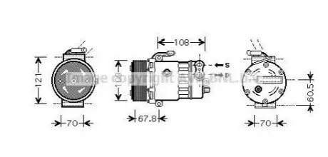 Компресор AVA AVA COOLING OLAK139