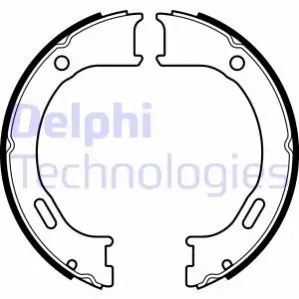 Гальмівні колодки, барабанні Delphi LS2076