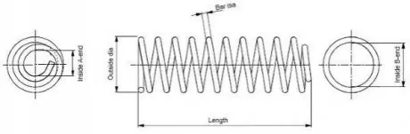 BMW пружина задня 5 F10 MONROE SP4112