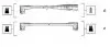 MAGNETI MARELLI комплект високовольтних проводів QUATTRO 2.2(MC/KW)  85-90 5 CIL. PASSAT 2,5 89- [941055110535] 941055110535 MAGNETI MARELLI 941055110535