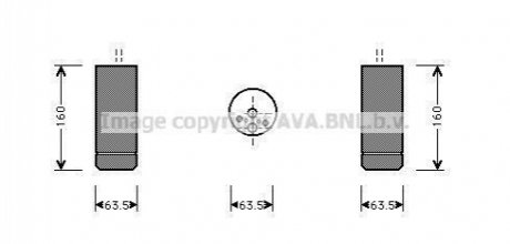 Осушувач, Система кондиціонування повітря AVA COOLING BWD063 (фото 1)