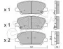 CIFAM KIA гальмів.колодки передн. Ceed,Cerato 13-, Carens 1,7CRDi 13-,Hyundai i30,Grandeur 822-997-0 CIFAM 822-997-0