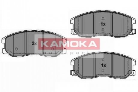 Гальмiвнi колодки дисковi CHEVROLET CAPTIVA 06-/OPEL ANTARA 06- KAMOKA JQ1018616