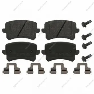 Фото febi vw гальмівні колодки задн. audi a3/4/6/8 vw golf v, passat, touran skoda febi FEBI BILSTEIN 16991 FEBI VW гальмівні колодки задн. AUDI A3/4/6/8 VW Golf V, Passat, Touran SKODA FEBI FEBI BILSTEIN 16991