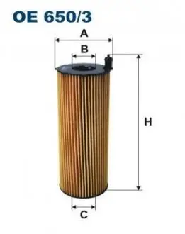 Фiльтр масляний FILTRON OE6503
