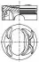 Поршень VW Golf V/ Passat/ Tiguan 1.4 TSI 06- (76.51mm/STD) ( BMY, BLG, CAVD) MAHLE 028 PI 00117 000