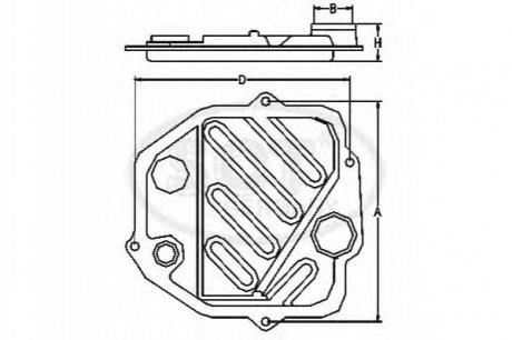 Фильтр АКПП с прокладкой HYUNDAI i40 2.0 GDI (12-) (SG 1700) SCT SCT GERMANY SCT / Mannol SG1700 (фото 1)