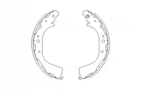 PARTS NISSAN щоки гальмівні PickUp 88-01 PARTS KAVO KBS-7411
