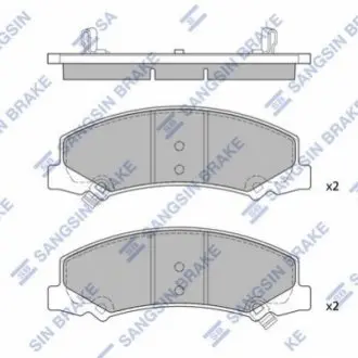 Колодки дискового тормоза SANGSIN Hi-Q (SANGSIN) SP1443