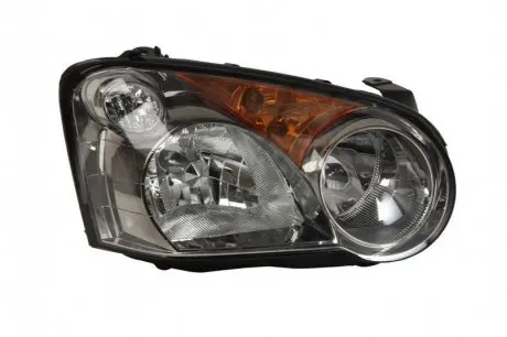 Фара передняя Subaru Impreza 2003-2005 правая H1/HB3 черная рамка, эл. рег., DEPO 220-1111R-LDEM7