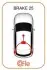Трос ручного гальма(універсал/електро) Opel Astra J 10- COFLE 11.5841 (фото 2)