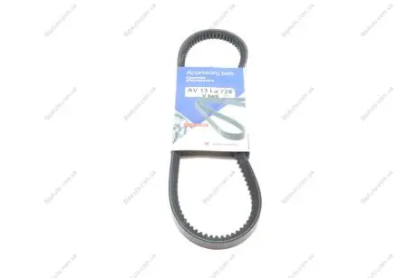 Фото ремінь генератора Land Rover Defender 2.5TDI 90-98/Renault Espace 2.8V6 91-96 (13x725) HUTCHINSON AV 13 LA 725 Ремінь генератора Land Rover Defender 2.5TDI 90-98/Renault Espace 2.8V6 91-96 (13x725) HUTCHINSON AV 13 LA 725