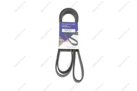 Фото 1 - ремінь генератора Toyota Camry/Land Rover 3.5i/4.0/4.6 81- HUTCHINSON 2090 K 7 Ремінь генератора Toyota Camry/Land Rover 3.5i/4.0/4.6 81- HUTCHINSON 2090 K 7 (фото 1)