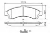 BOSCH CHEVROLET Колодки гальм. передн. TrailBlazer 5.3 04-, GMC Envoy XL 5.3 04- 0986494854 BOSCH 0986494854