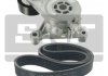 SKF AUDI К-кт ГРМ (ролик + ремінь) A3 (8P1) 1.9 TDI 03-10, SEAT ALTEA (5P1) 2.0 TDI 06-10, SKODA OCTAVIA II (1Z3) 2.0 TDI 04-10, VW CADDY III 1.9 TDI 04-10 VKMA 31037 SKF